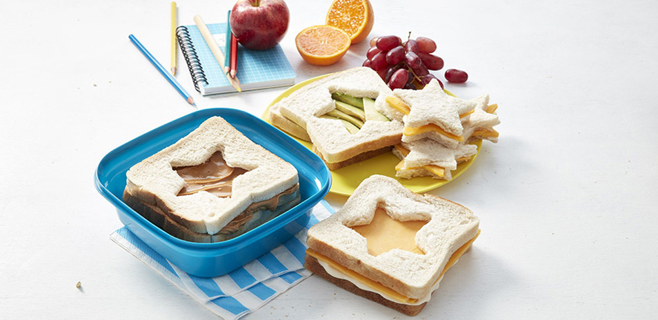 Trio of Star Sandwiches