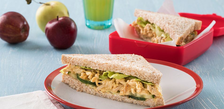 Spicy Chicken Mayonnaise Sandwiches
