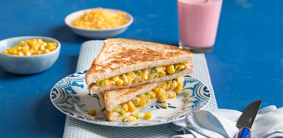 Cheesy Corn Toasties