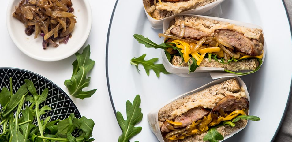 The Best Pork and Beans Butty