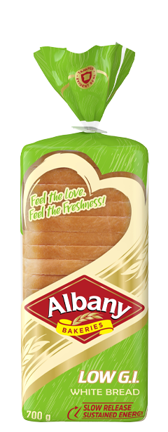 Albany Low Gi 700g White Bread