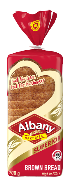 Albany Superior 700g Brown Bread