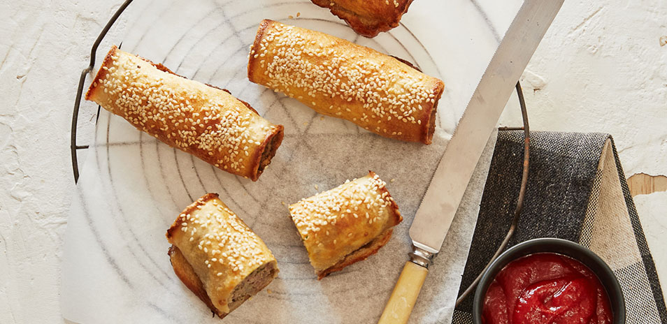 Mince sausage rolls