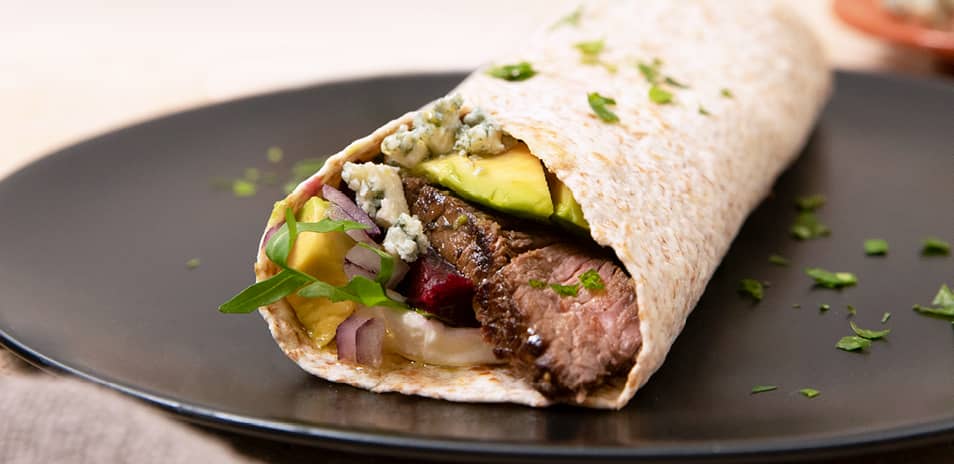 The Best Ever Steak Wrap