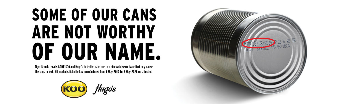 Image of a notice and a silver can with a red circle around the expiry date